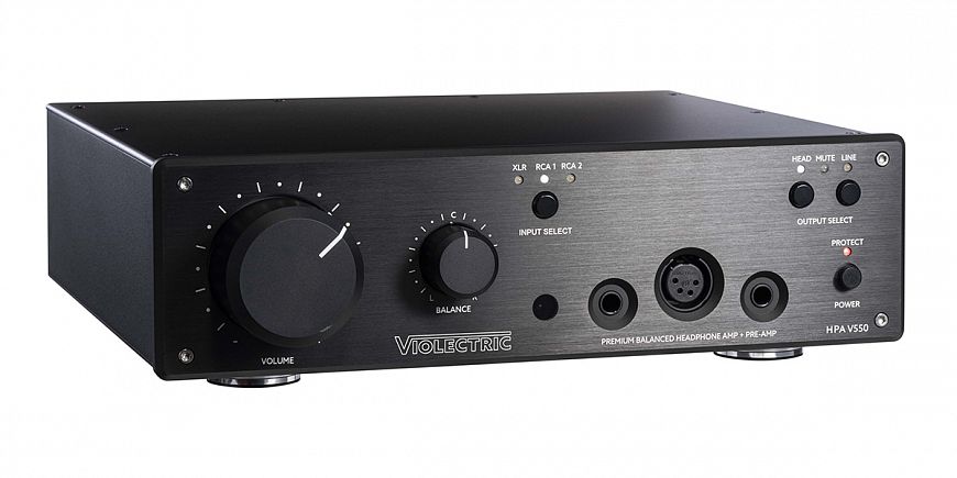 Violectric HPA V550 and HPA V550 PRO - headphone amplifiers with professional roots
