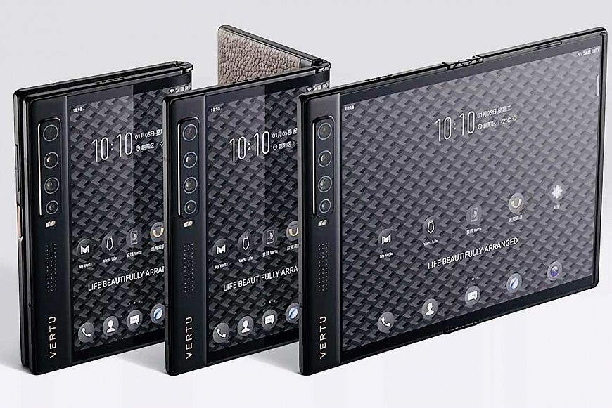 Vertu Ayxta Fold 5G is an exclusive flexible smartphone