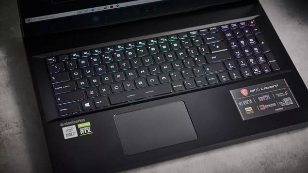 MSI GP76 Leopard Keyboard