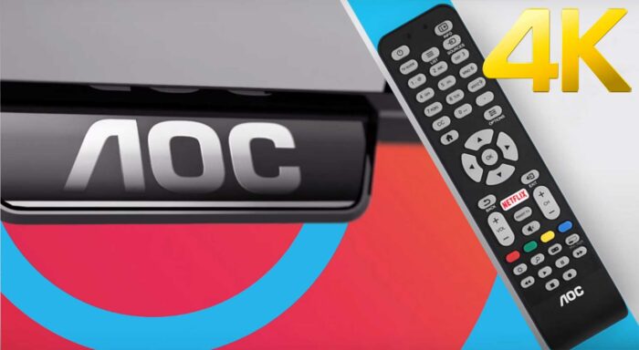 AOC 55U608 4K TV design