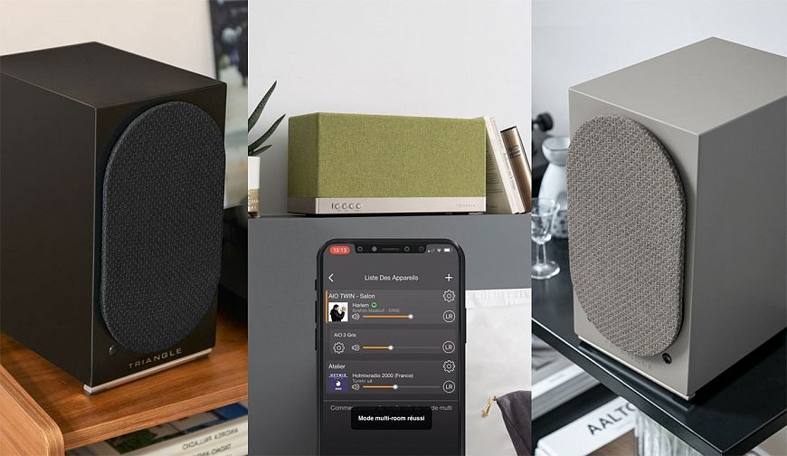 Triangle AIO TWIN - turntable with speakers