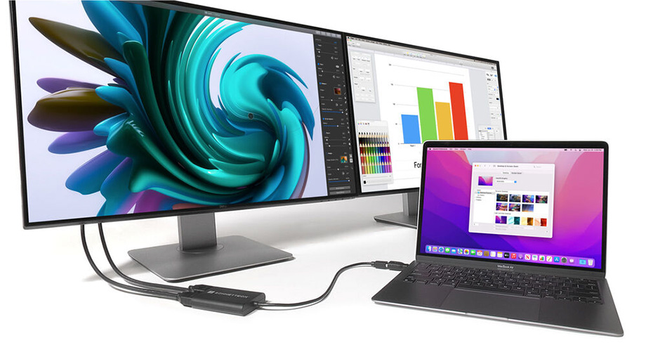 Sonnet adapters let you connect two monitors to your Apple Mac M1