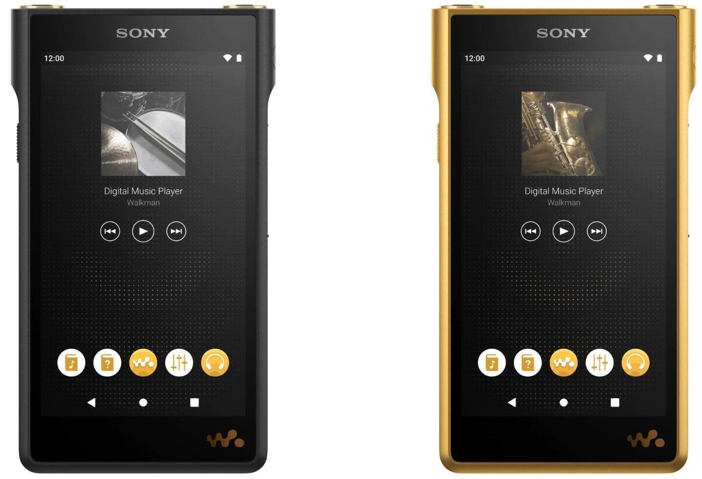 Sony Walkman NW-WM1AM2 and NW-WM1ZM2 premium portable music players with 5-inch displays