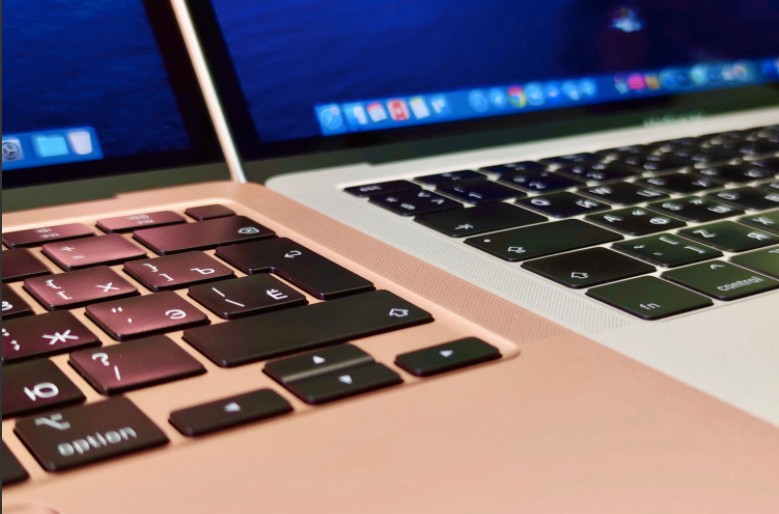 Left Magic Keyboard, right "butterfly"