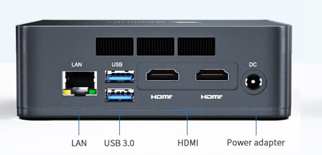 Beelink U59 allows output to multiple screens simultaneously