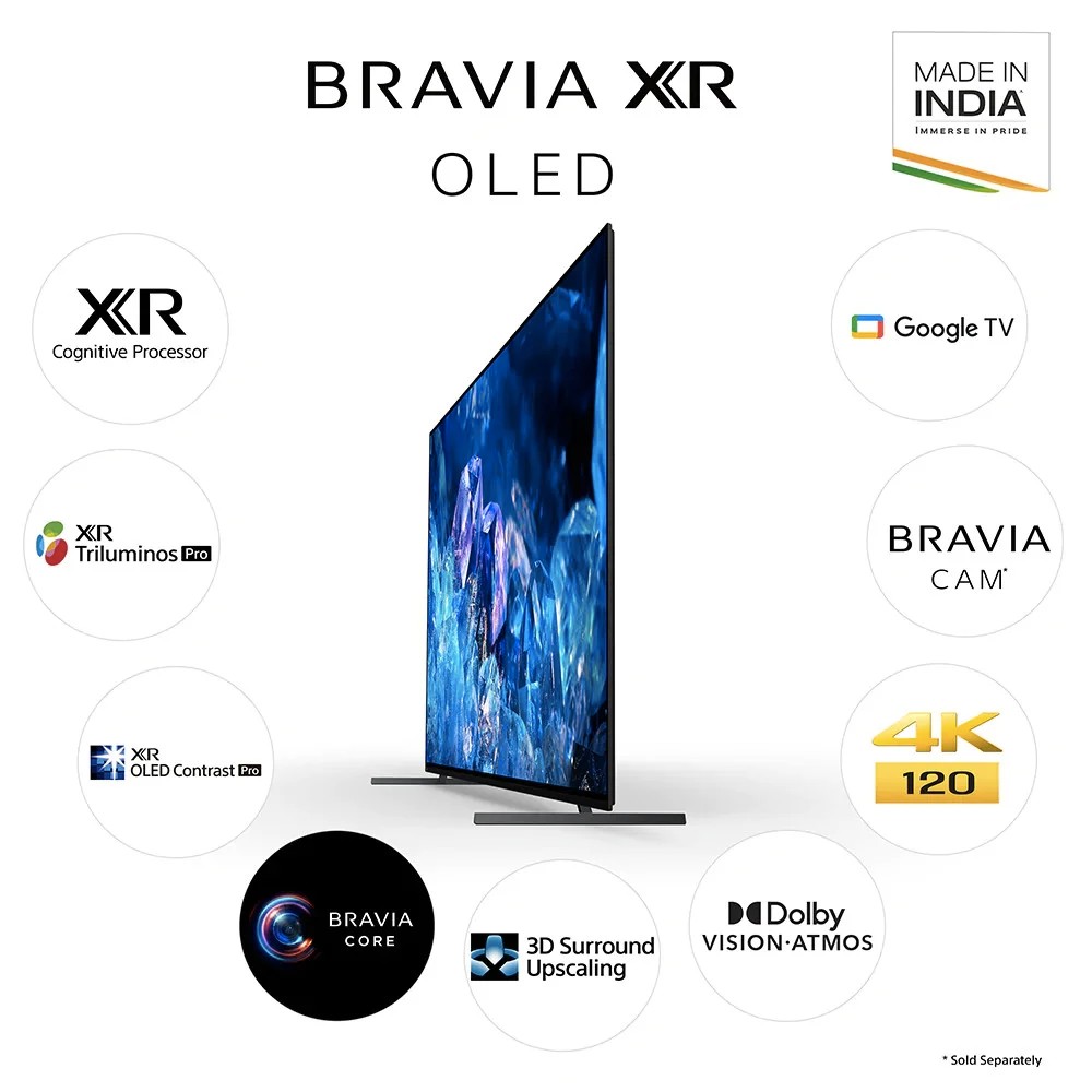 Sony Bravia XR OLED A80K TVs unveiled