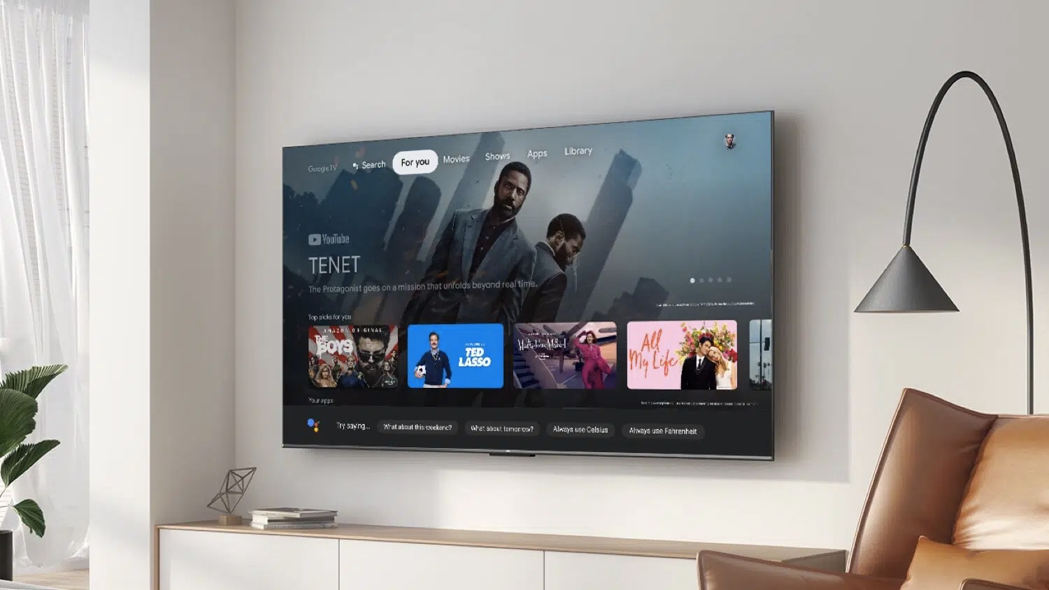 TCL C735 Looks great on any wall