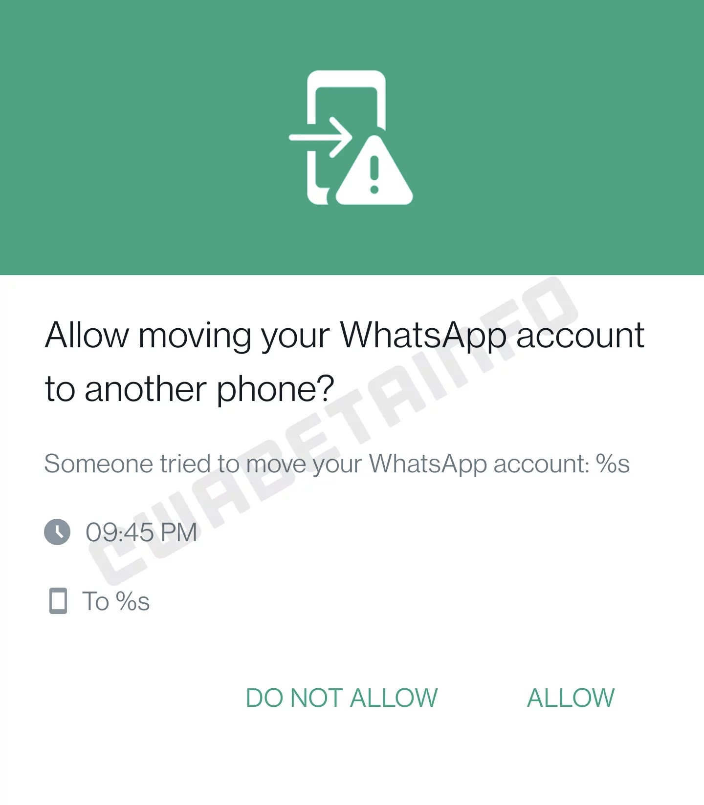 Users will begin to receive authorization confirmation requests if such an attempt is made on another smartphone