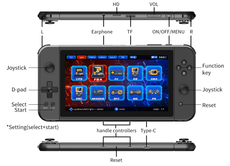Powkiddy X70 - Design