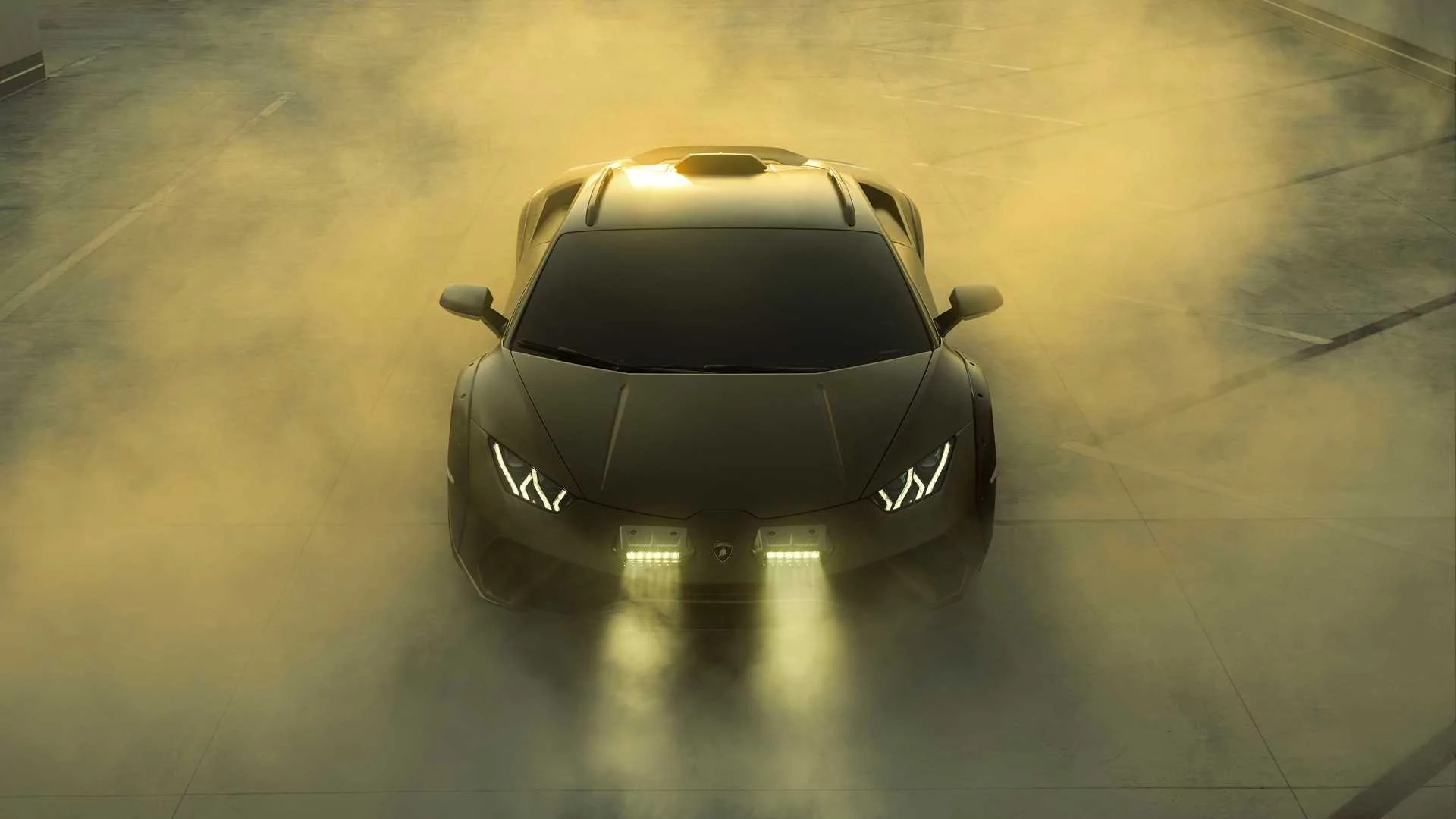 LAMBORGHINI UNVEILS OFF-ROAD VERSION OF HURACAN STERRATO SUPERCAR WITH RALLY DRIVING MODE