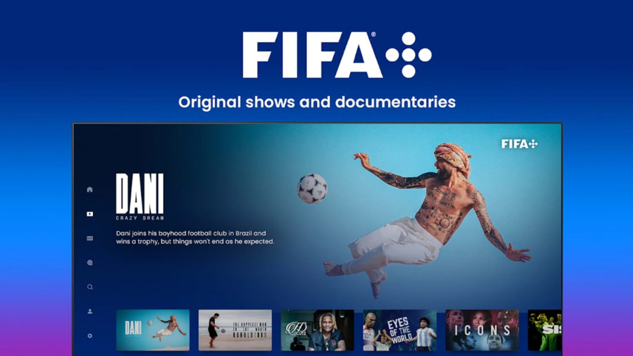 The FIFA app is now available on Android TV and Google TV