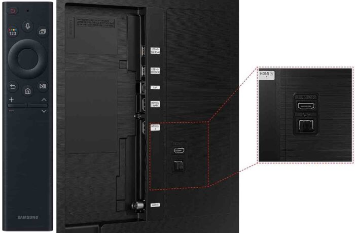 Samsung UE50CU8000 interfaces