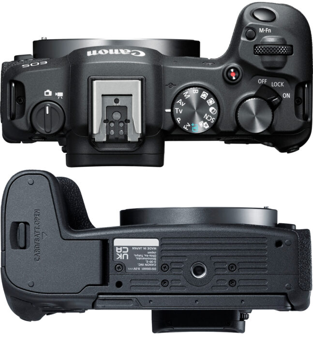 Canon R8 - control