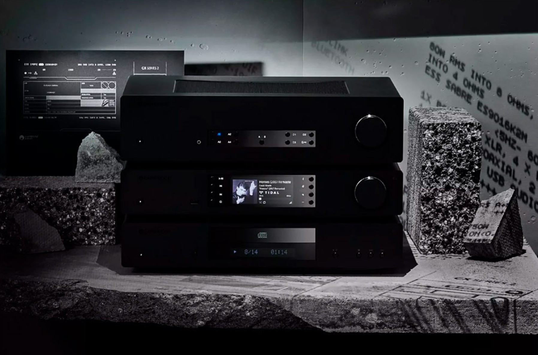 Second generation of Cambridge Audio CX series components now in black