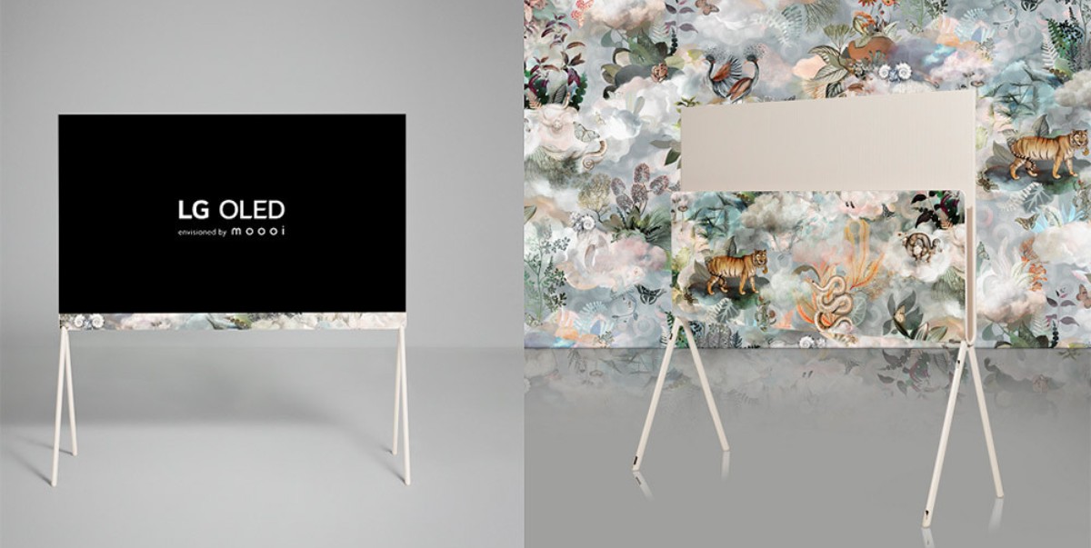 LG OLED TVs at Milan Design Week