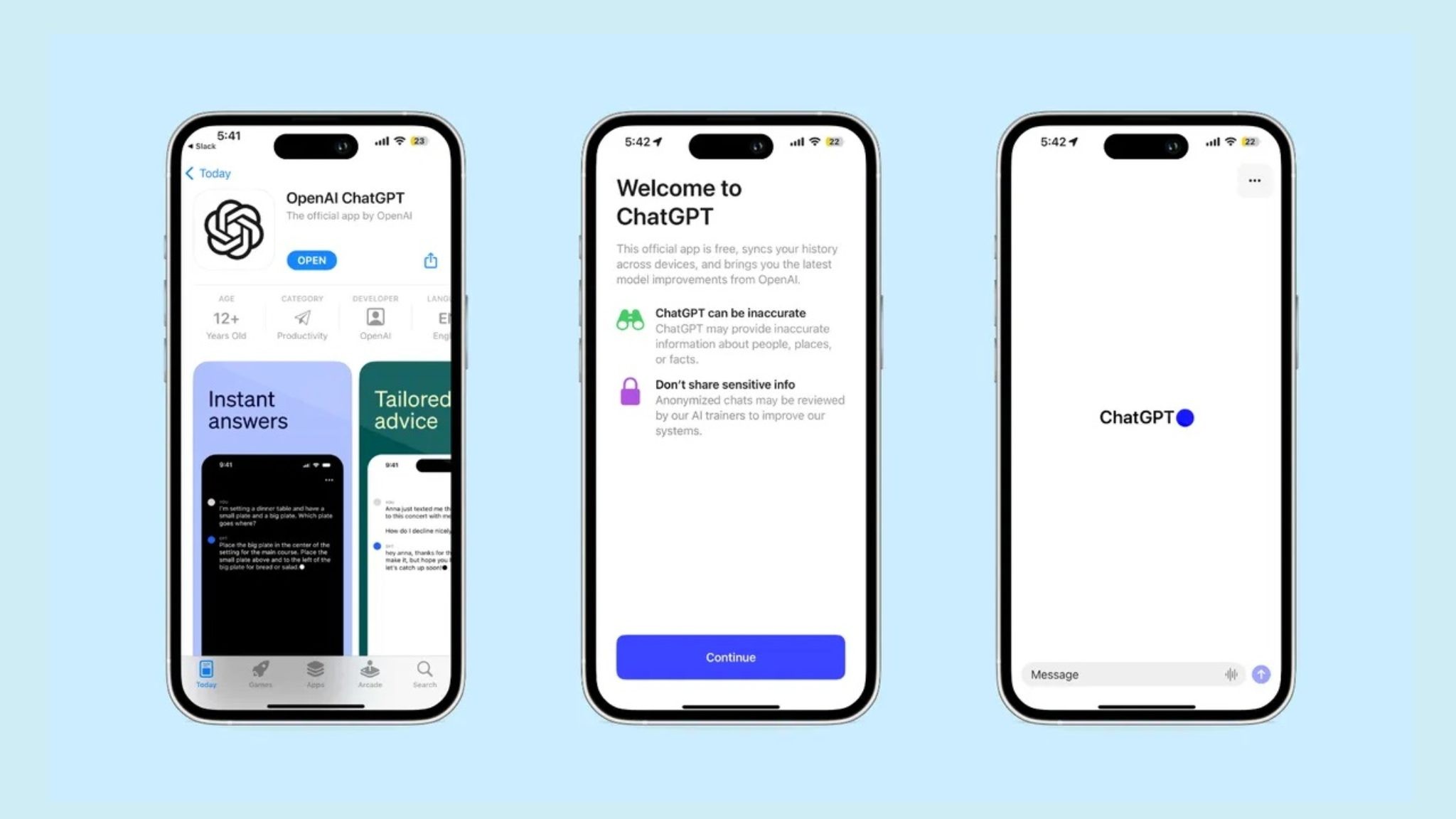ChatGPT launches its official application for iOS