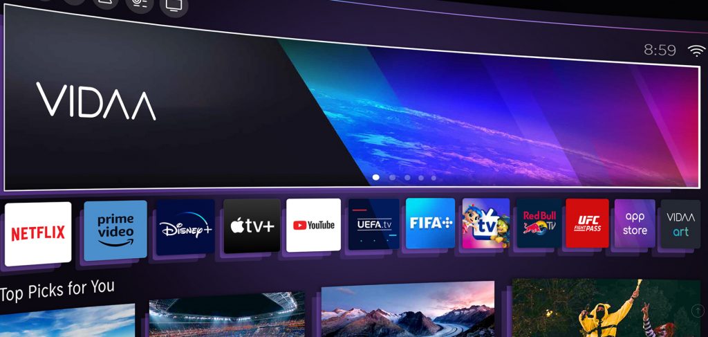 VIDAA U 6 main interface