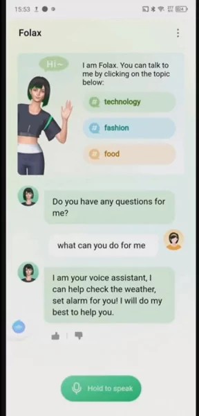 Infinix decided not to wait for an application for the Android platform and implement a chatbot at the OS level. Before the rest