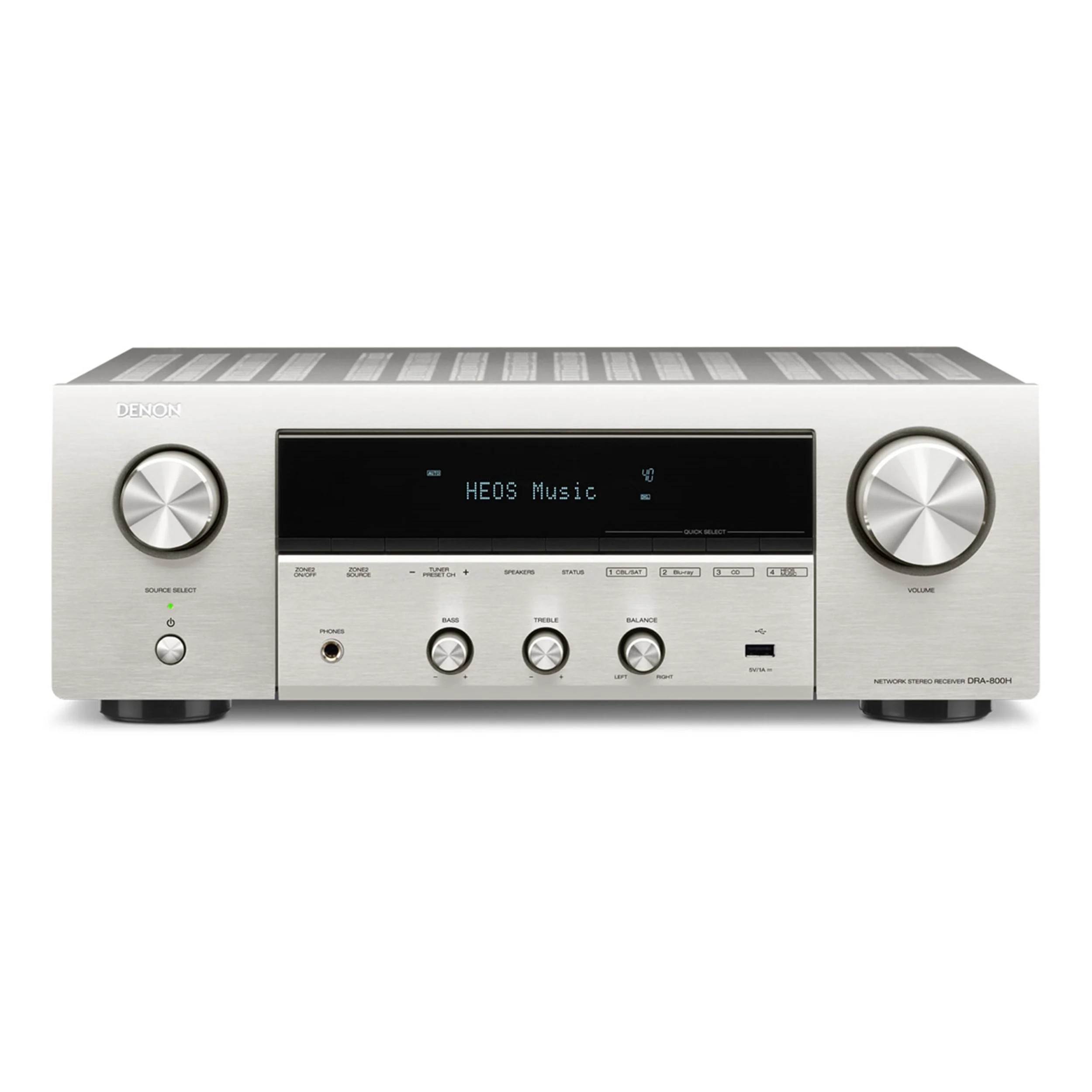 Denon DRA-800H: As with most receivers, the design will not be its forte, since it maintains the classic look that we have been seeing for some years now.