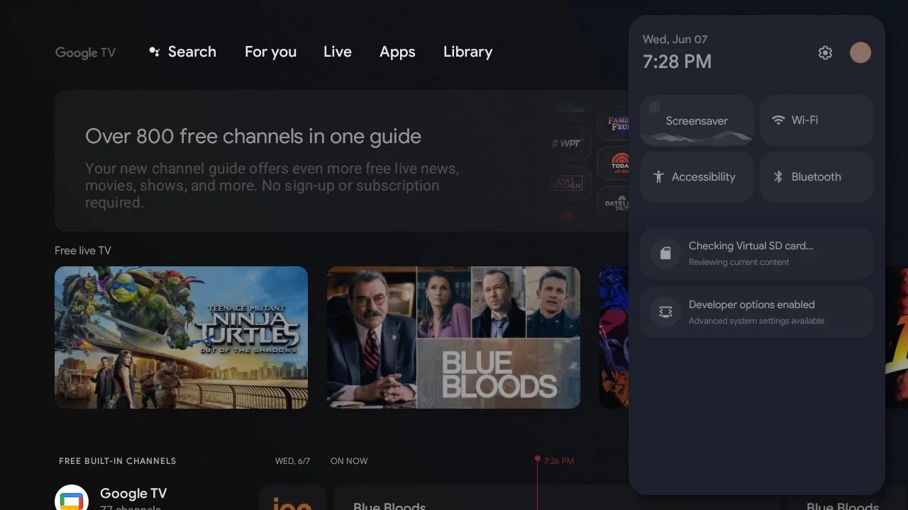 The beta version of the system received support for incoming call notifications. Calls can be received directly on TVs