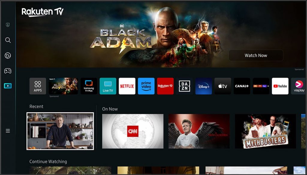 The Tizen 7.0 interface