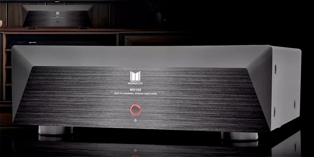 Four monoprice home theater power amplifiers at once