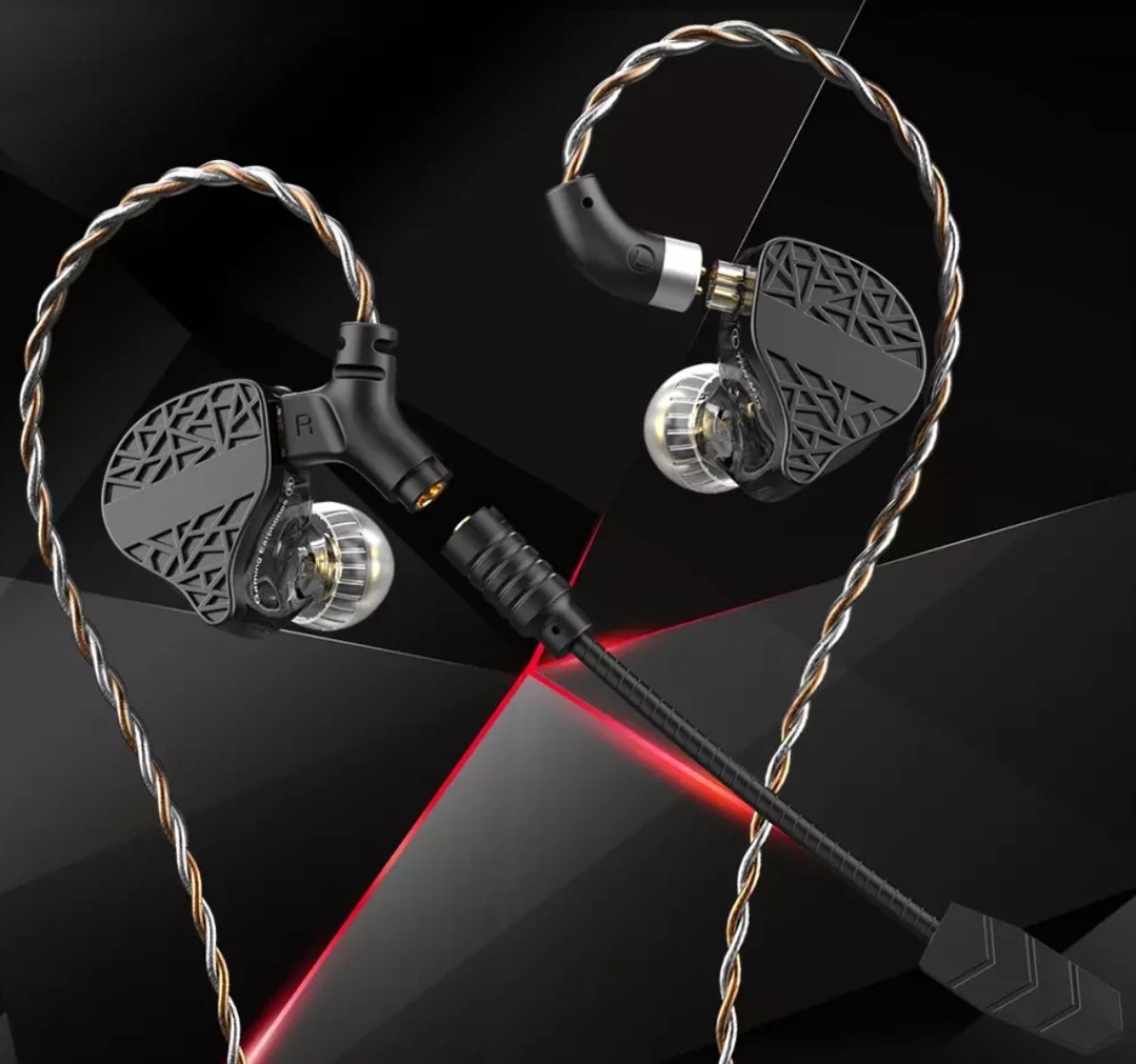 TRN Mars Vibration Driver Hybrid Headphones