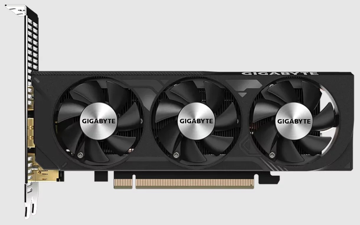 GIGABYTE INTRODUCED A VERY STRANGE LOW-PROFILE VIDEO CARD: IT WILL FIT EVEN IN A VERY COMPACT CASE