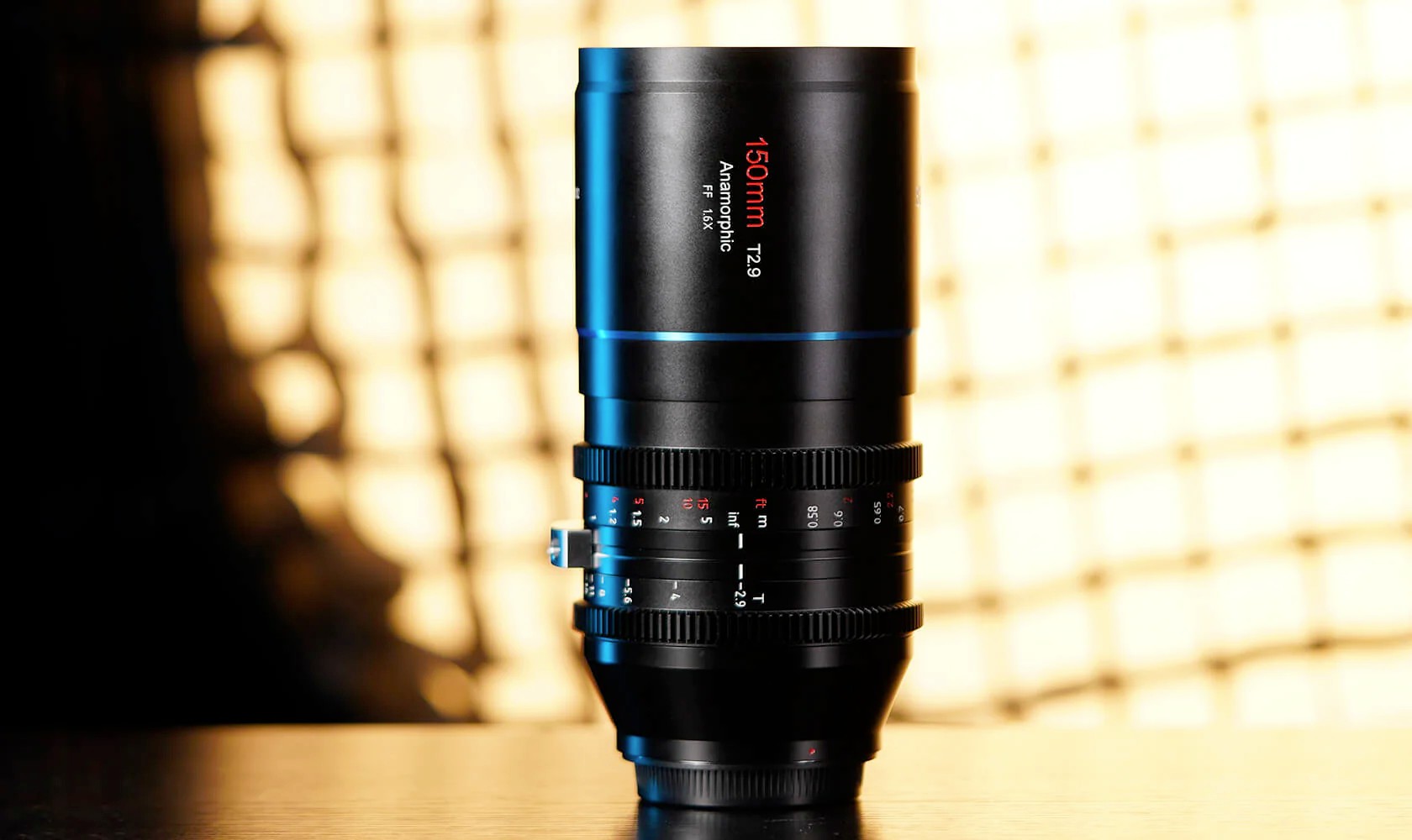 Sirui Venus 150mm T2.9 1.6x anamorphic lens announced