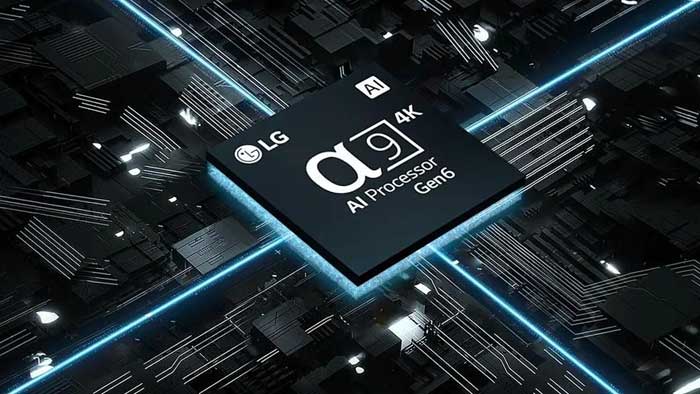 Alpha 9 processor in 2023 LG TVs