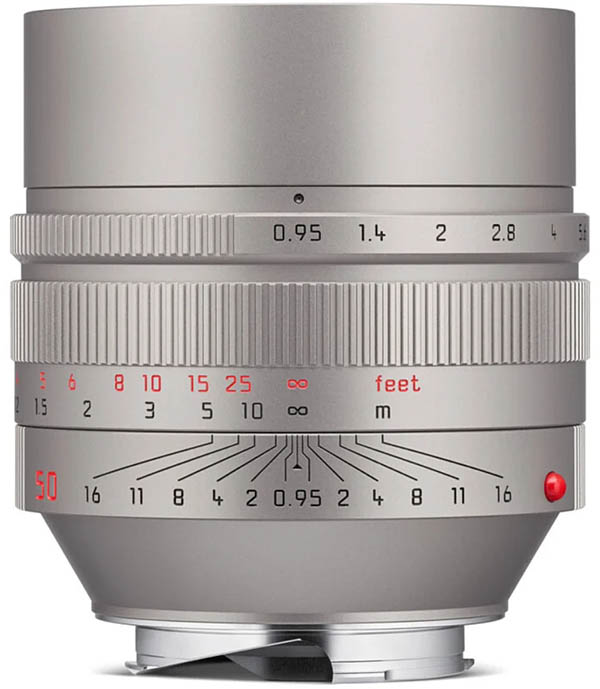Leica Noctilux-M 50mm f/0.95 ASPH “Titan” ($16,995)
