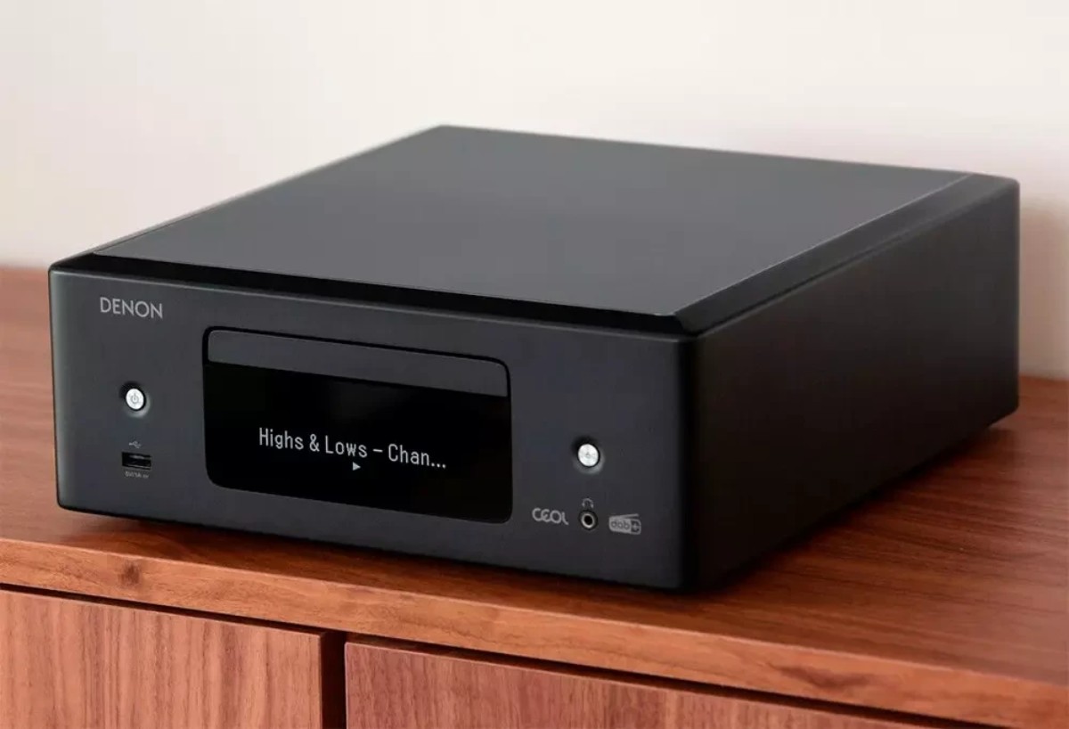 Denon CEOL RCD-N12 DAB CD Receiver with HEOS, Phono Stage and HDMI