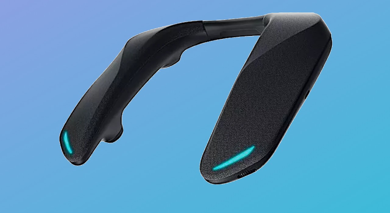 Panasonic SC-GNW10: Neck-mounted wireless speaker with 5.1 sound support