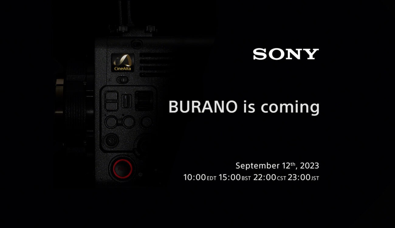 Sony will unveil a new cinema camera on September 12
