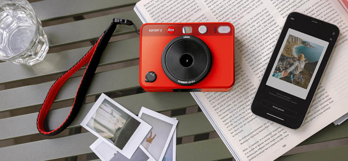 Leica Sofort 2 is a hybrid instant camera that shoots digitally and prints