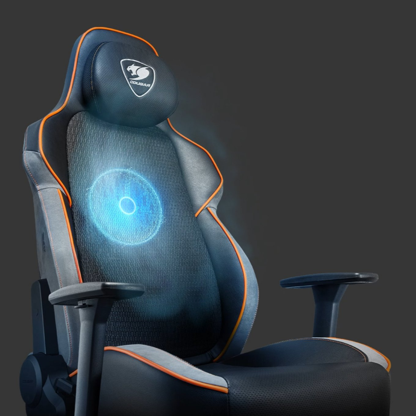 Cougar unveils NxSys Aero gaming chair with 200mm built-in RGB fan