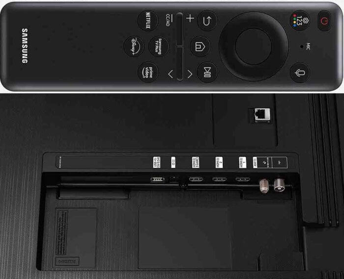 Samsung 55CU8500U interfaces