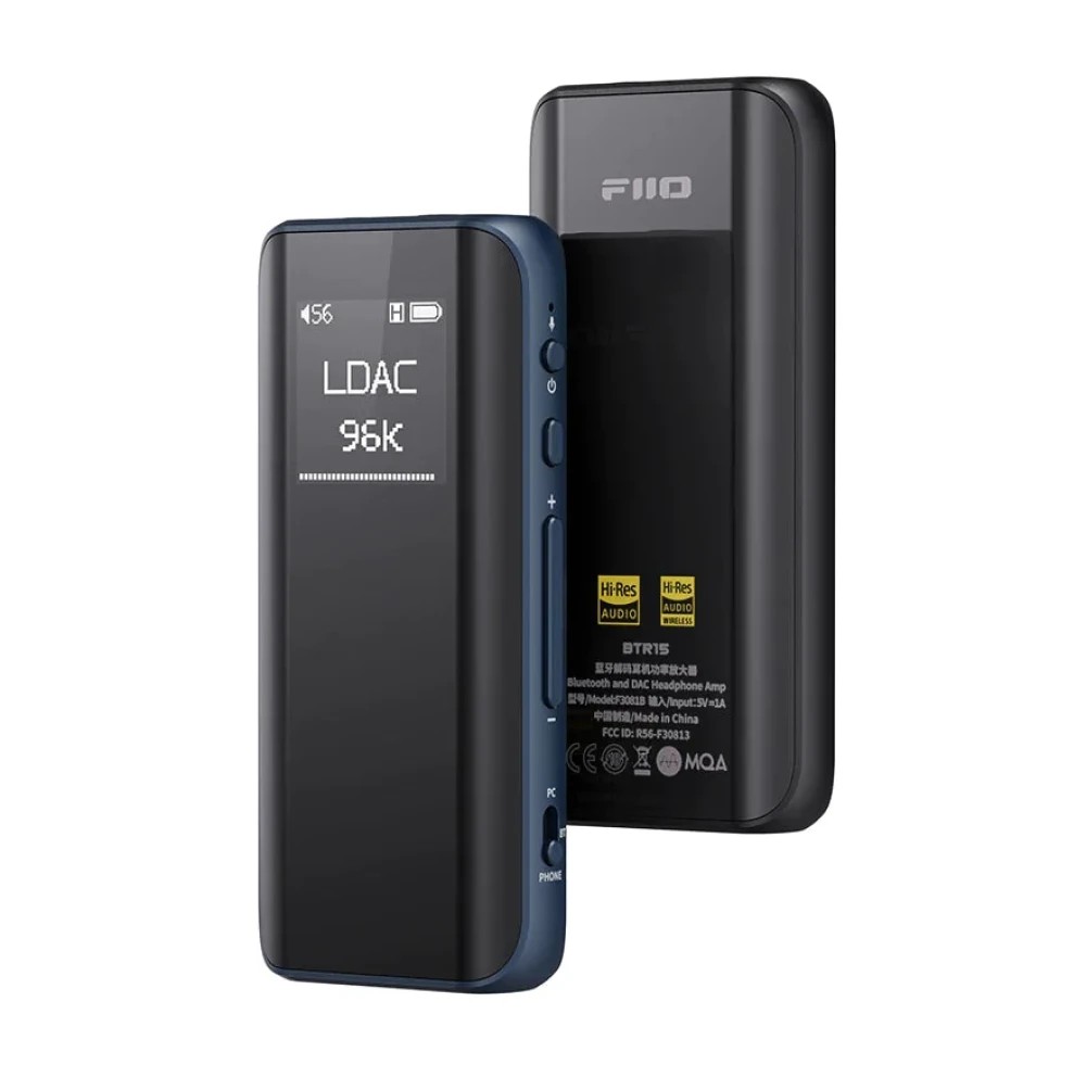 FiiO BTR15 is a Portable DAC and Headphone Amplifier for ES9219MQ