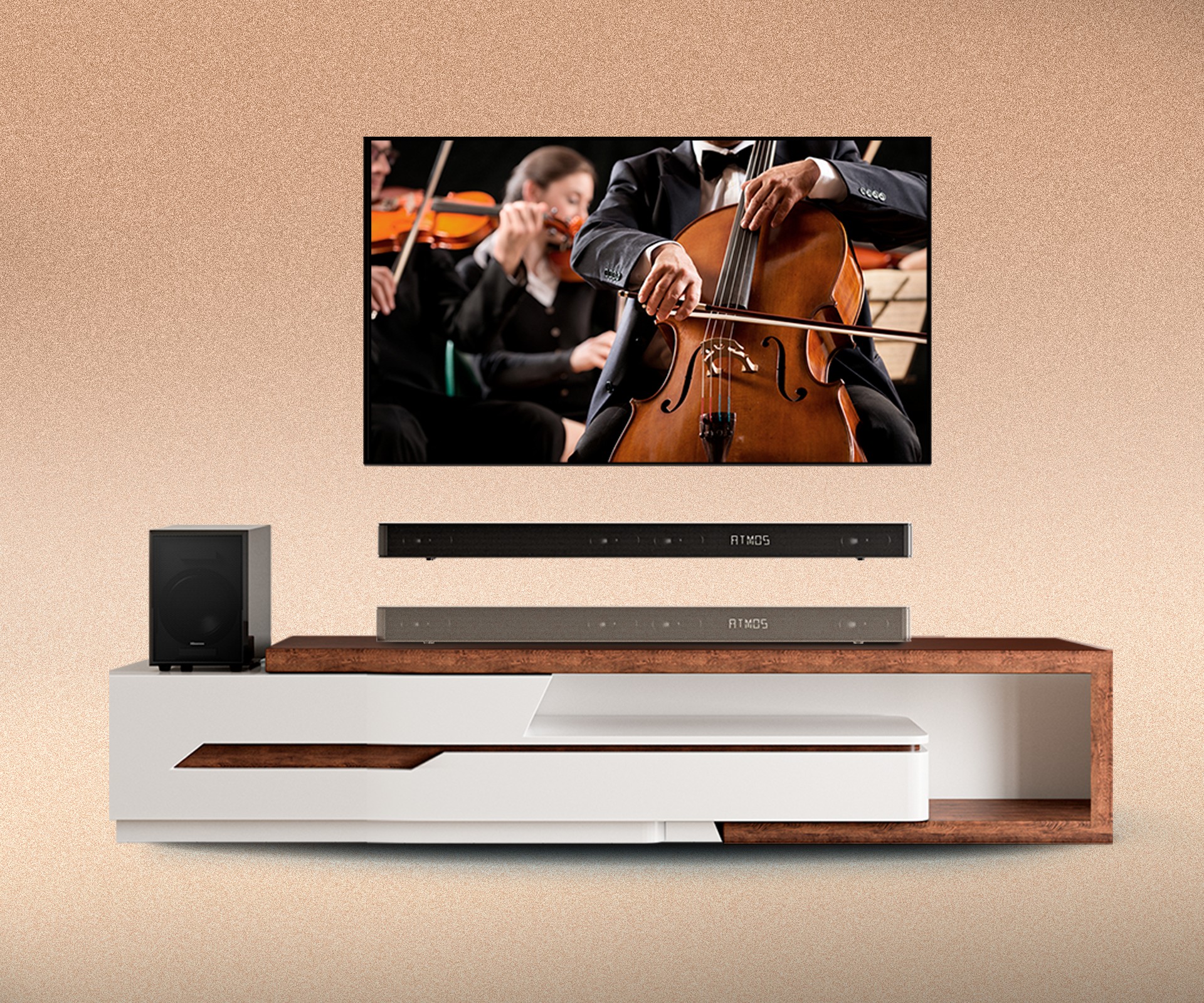 Hisense AX3100G can also be wall mounted