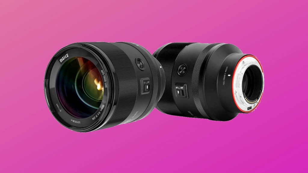 Meike AF 85mm F1.4 STM for full-frame Sony E and Nikon Z cameras