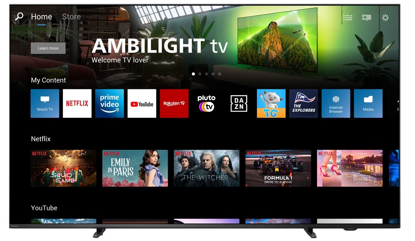 PML9008 smart tv functions