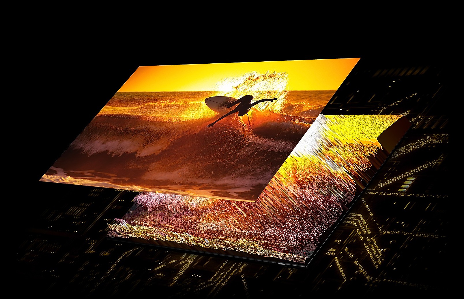 Quantum Matrix Technology: You'll see every detail even in the darkest scenes with precise lighting control thanks to thousands of Mini LEDs, which improve black level and contrast