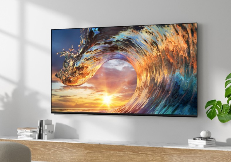 The TV looks great on any wall