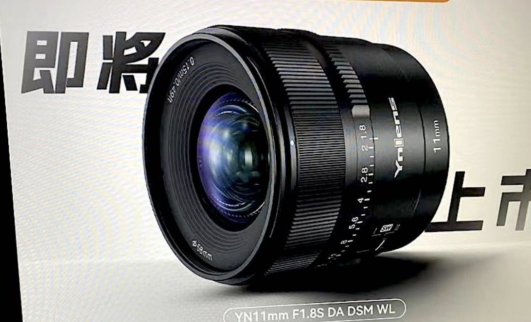 Yongnuo YN 11mm F/1.8S DA DSM WL lens will be released for Sony, Nikon and Fuji