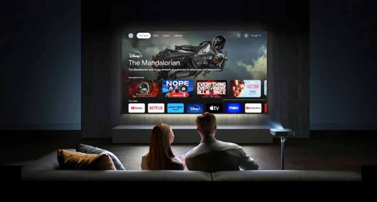 Dangbei Atom – portable laser projector for Google TV