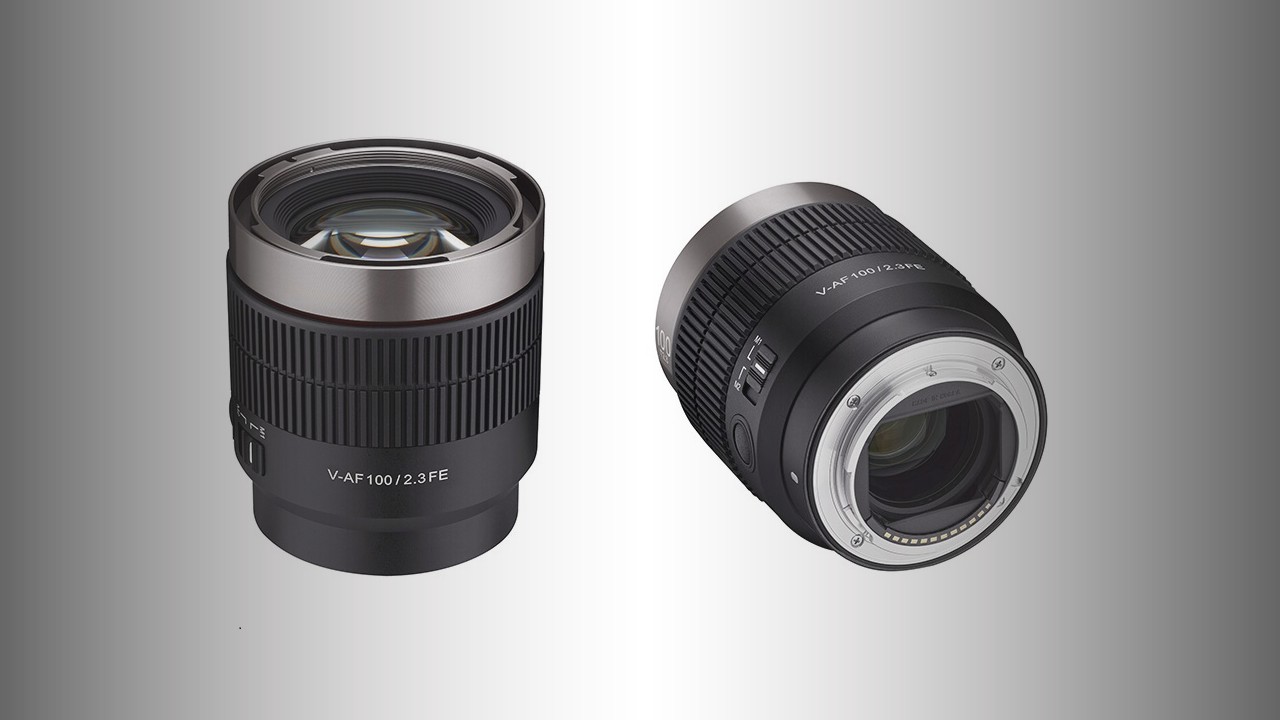 Samyang V-AF 100mm T2.3 Sony FE lens