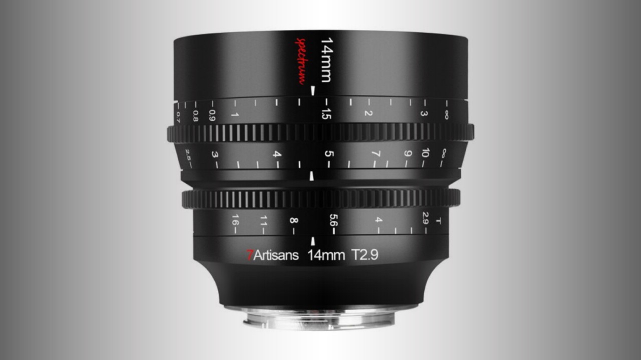 7artisans Photoelectric Spectrum 14mm T2.9 cine lens