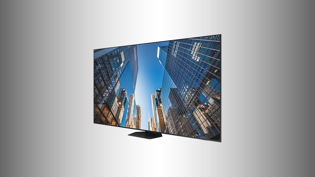 Samsung has released a large 98-inch 4K screen in the QEC line