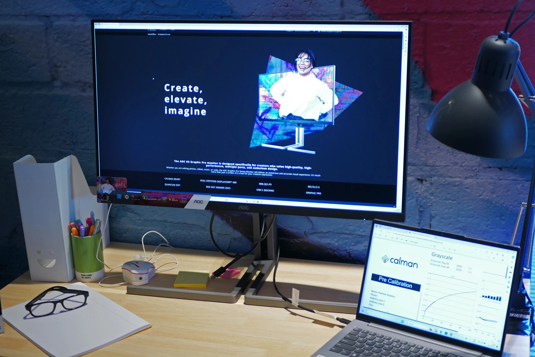 With three competitively priced models for the graphic professional, AOC wants to tap into a new market segment for the brand. The Graphic Pro U32U3CV is its top model.