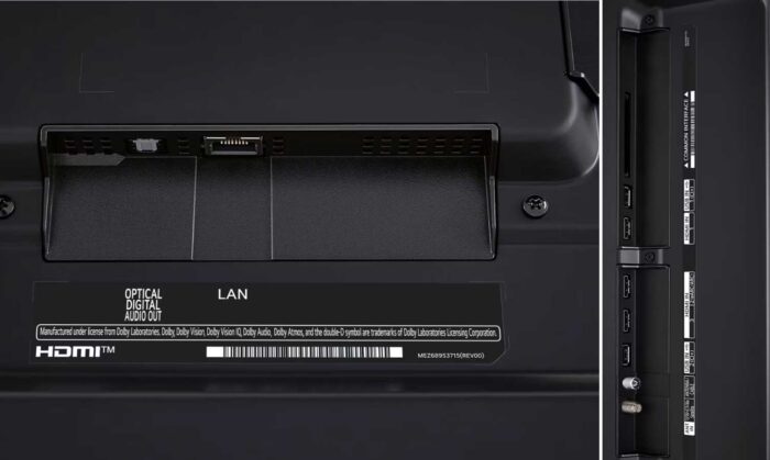 LG 55UT9100 interfaces